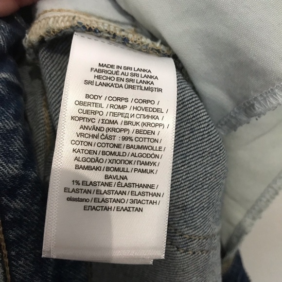 Lauren Ralph Lauren Black Label Med Wash High Rise Stretch Straight Leg size 14 - Picture 13 of 13